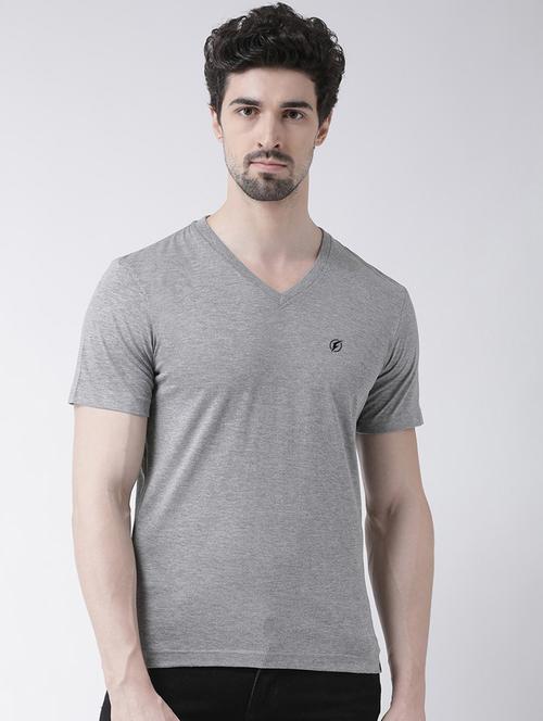 grey solid t-shirt - 17264541 -  Standard Image - 0