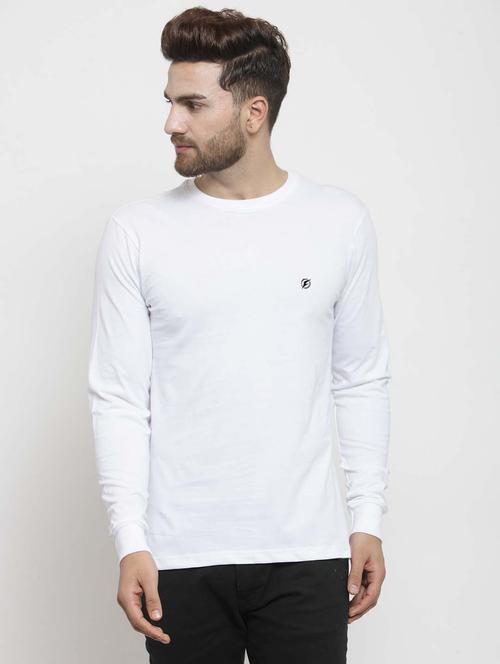white solid regular t-shirt - 17264576 -  Standard Image - 0