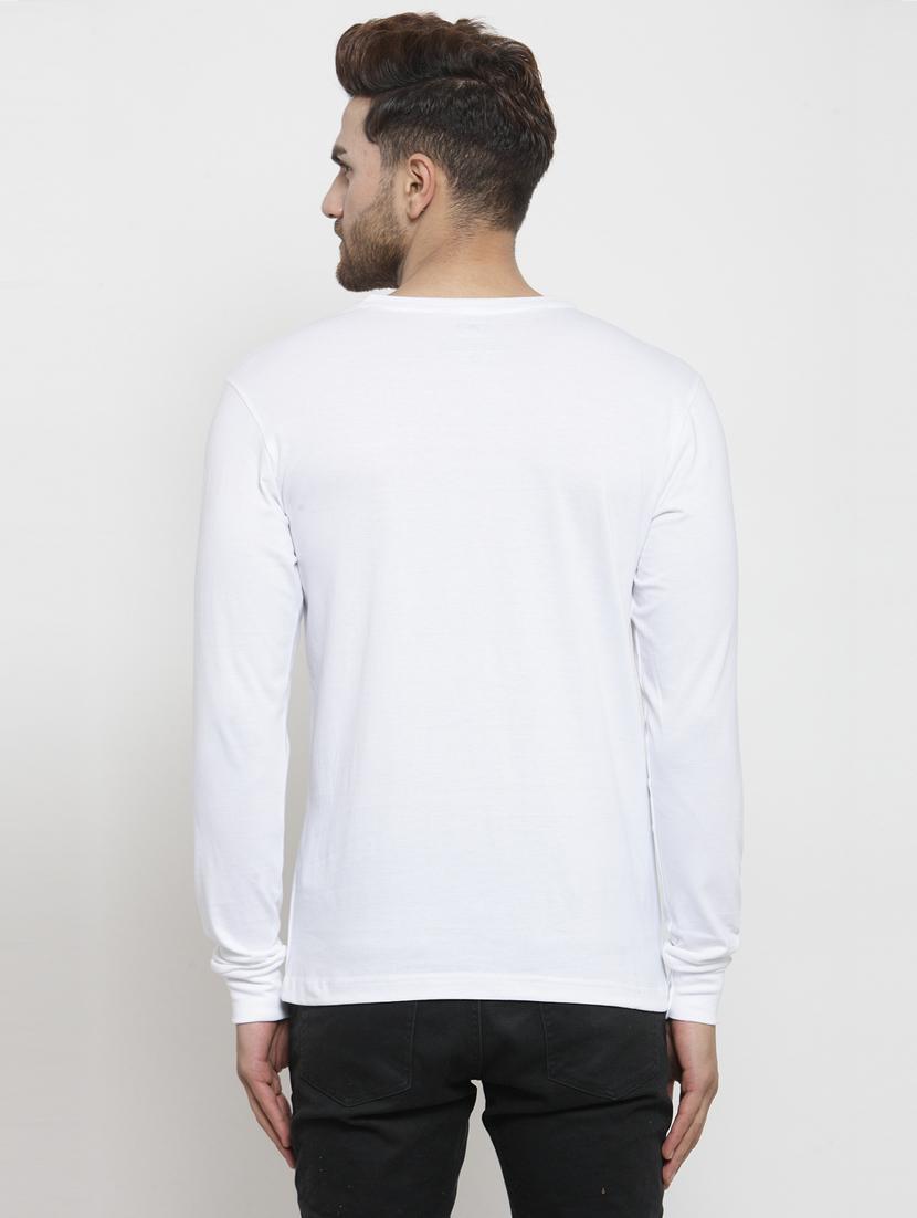 white solid regular t-shirt - 17264576 - Standard Image - 2