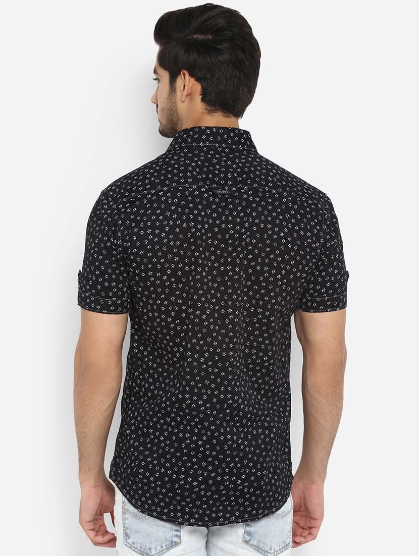 black printed  casual shirt - 17264705 -  Standard Image - 2