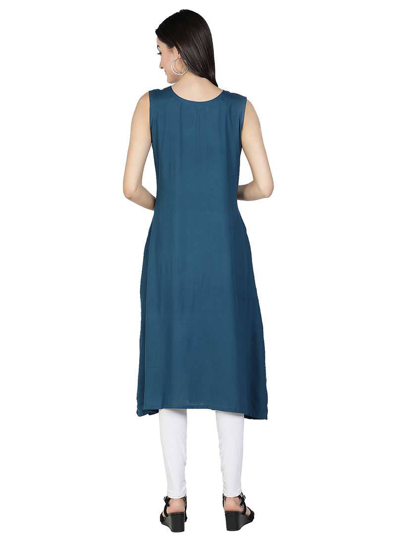 women's tiered kurta - 17265293 - Standard Image - 2