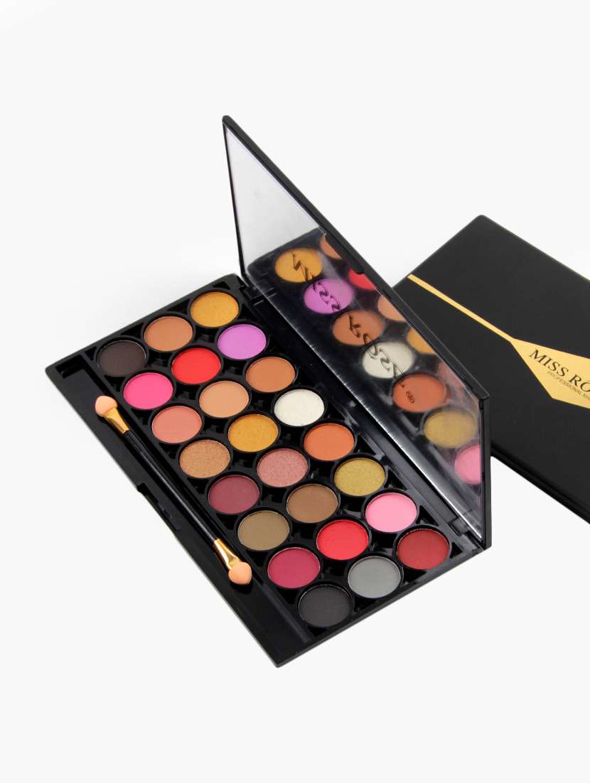 miss rose profestional 24 color super pigmented waterproof long last beauty cosmetic eyeshadow makeup palette 