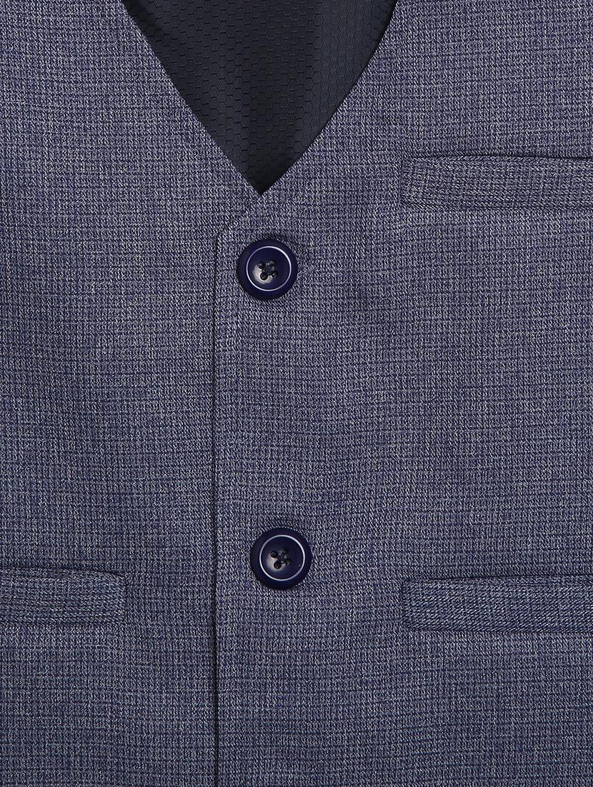 blue cotton blend waistcoats - 17267088 - Standard Image - 2