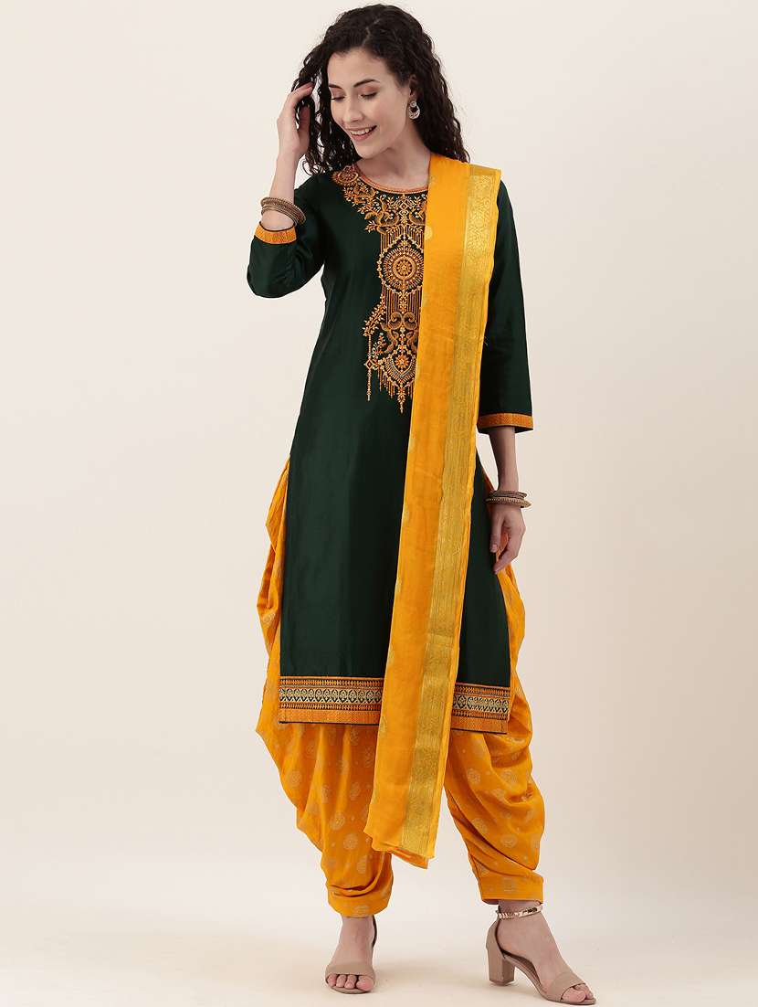 embroidered salwar suit unstitched suit