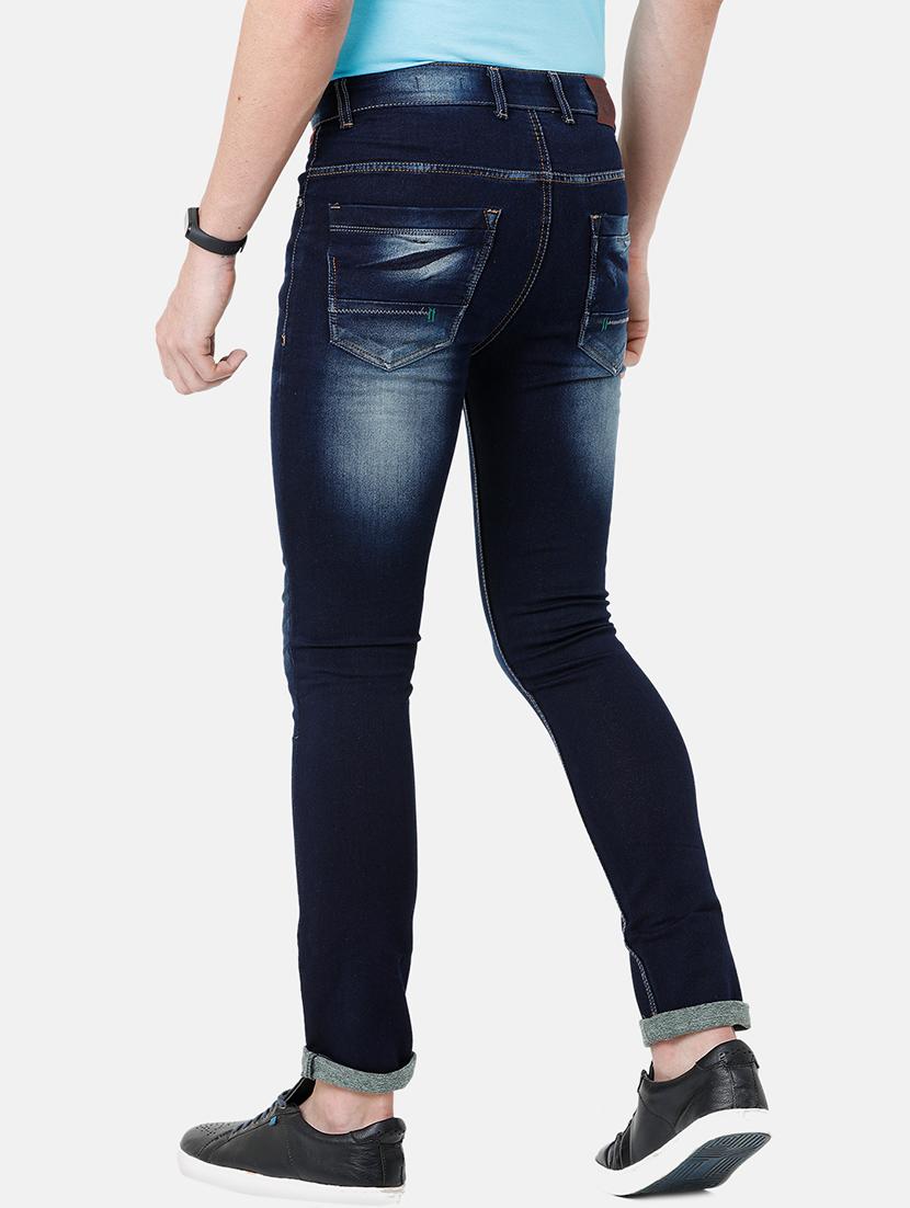 dark blue light washed denim jeans - 17271633 - Standard Image - 2