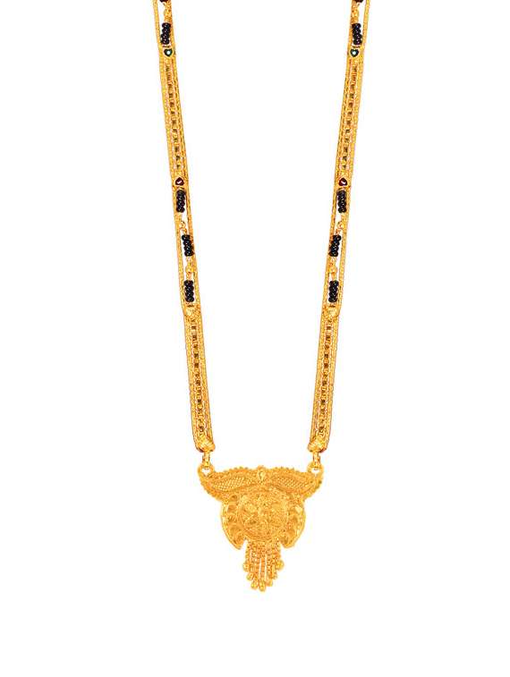 golden metal mangalsutra