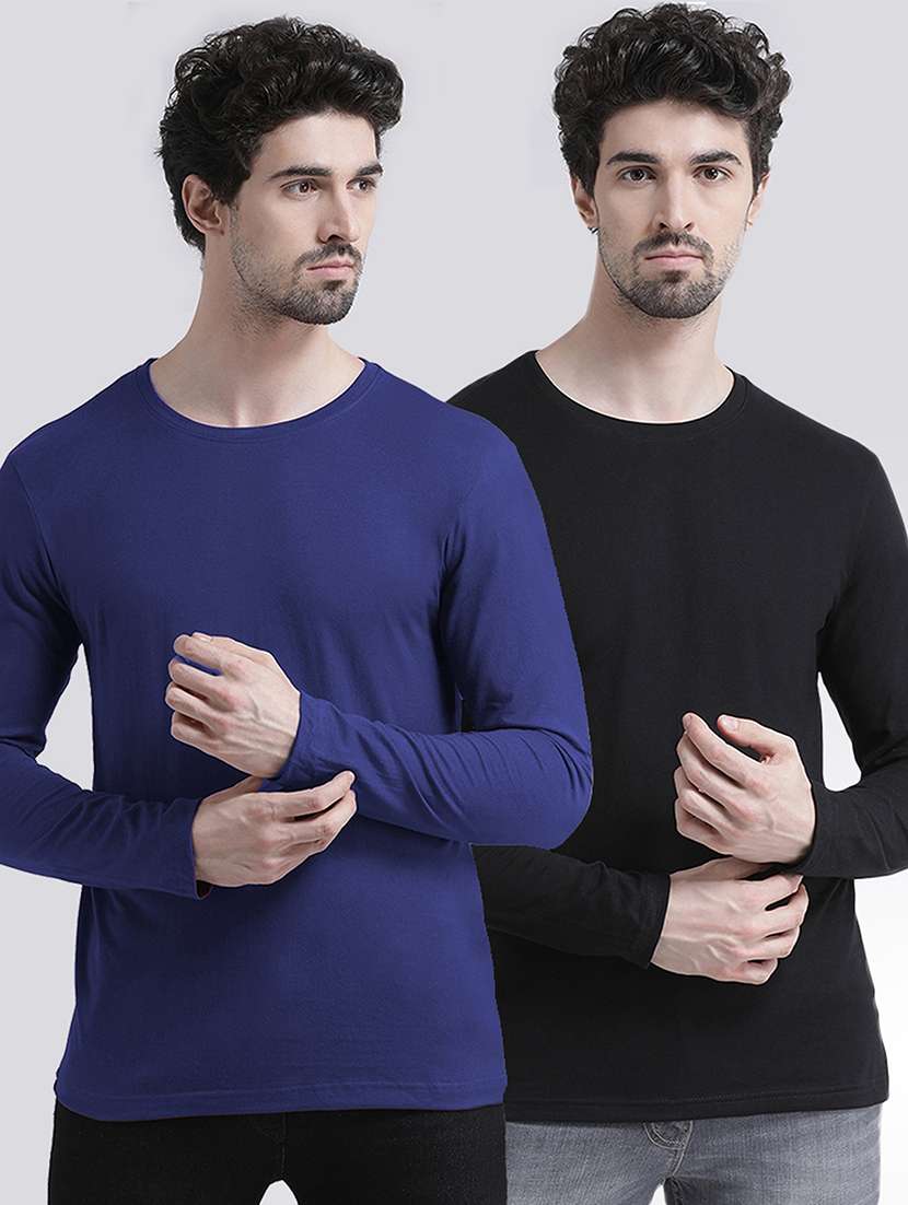 multi colored solid t-shirts combo