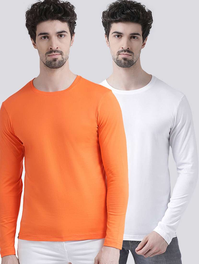 multi colored solid t-shirts combo