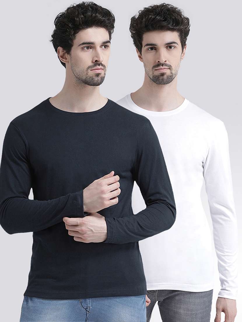 multi colored solid t-shirts combo