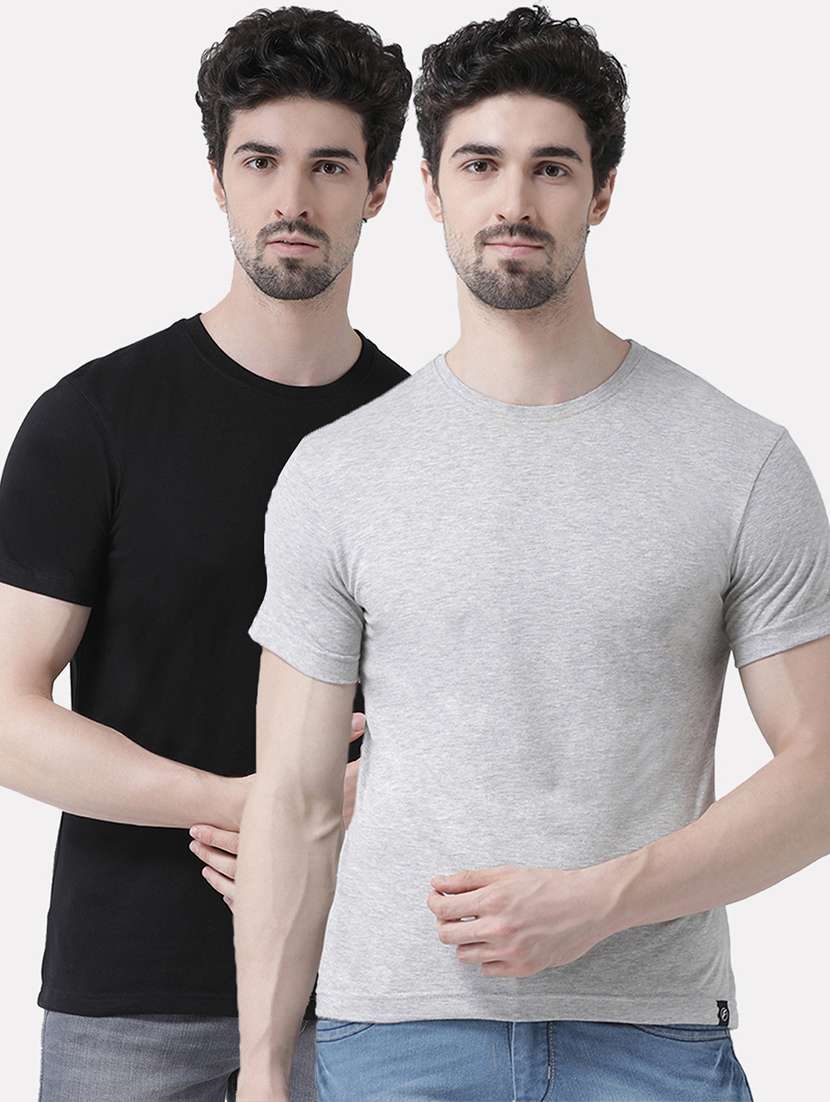 set of 2 solid t-shirt