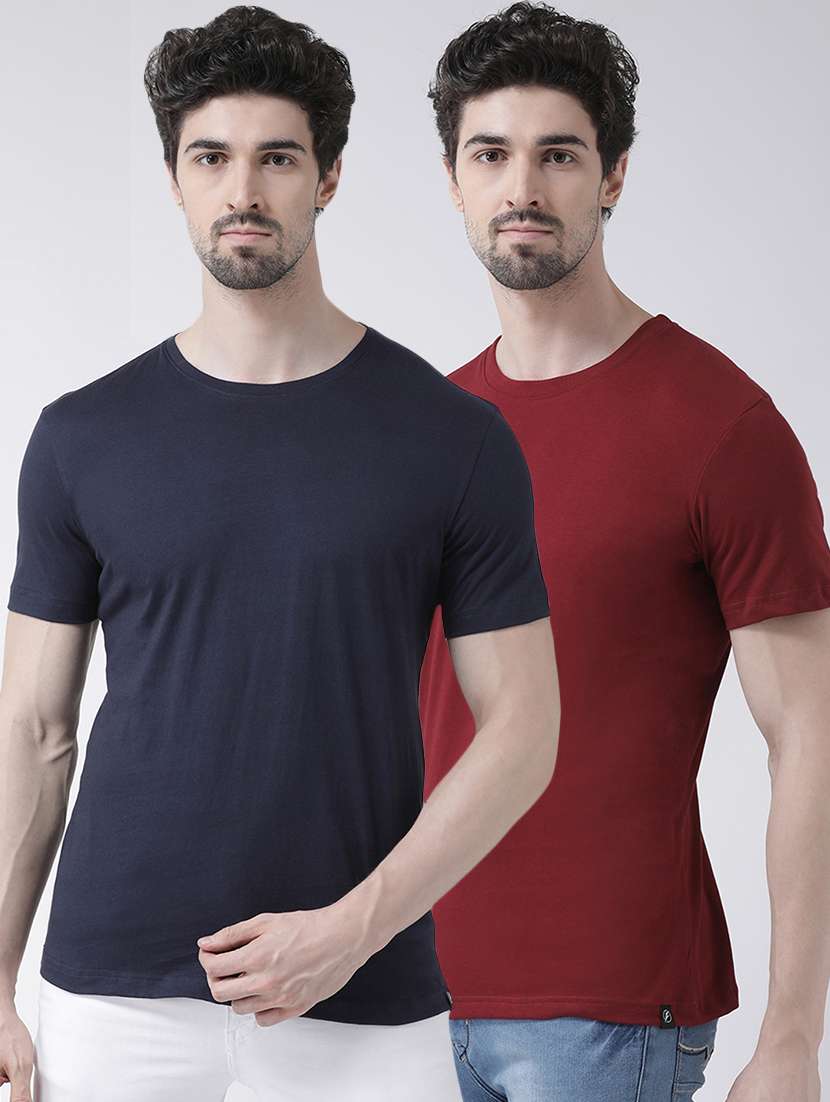 set of 2 solid t-shirt
