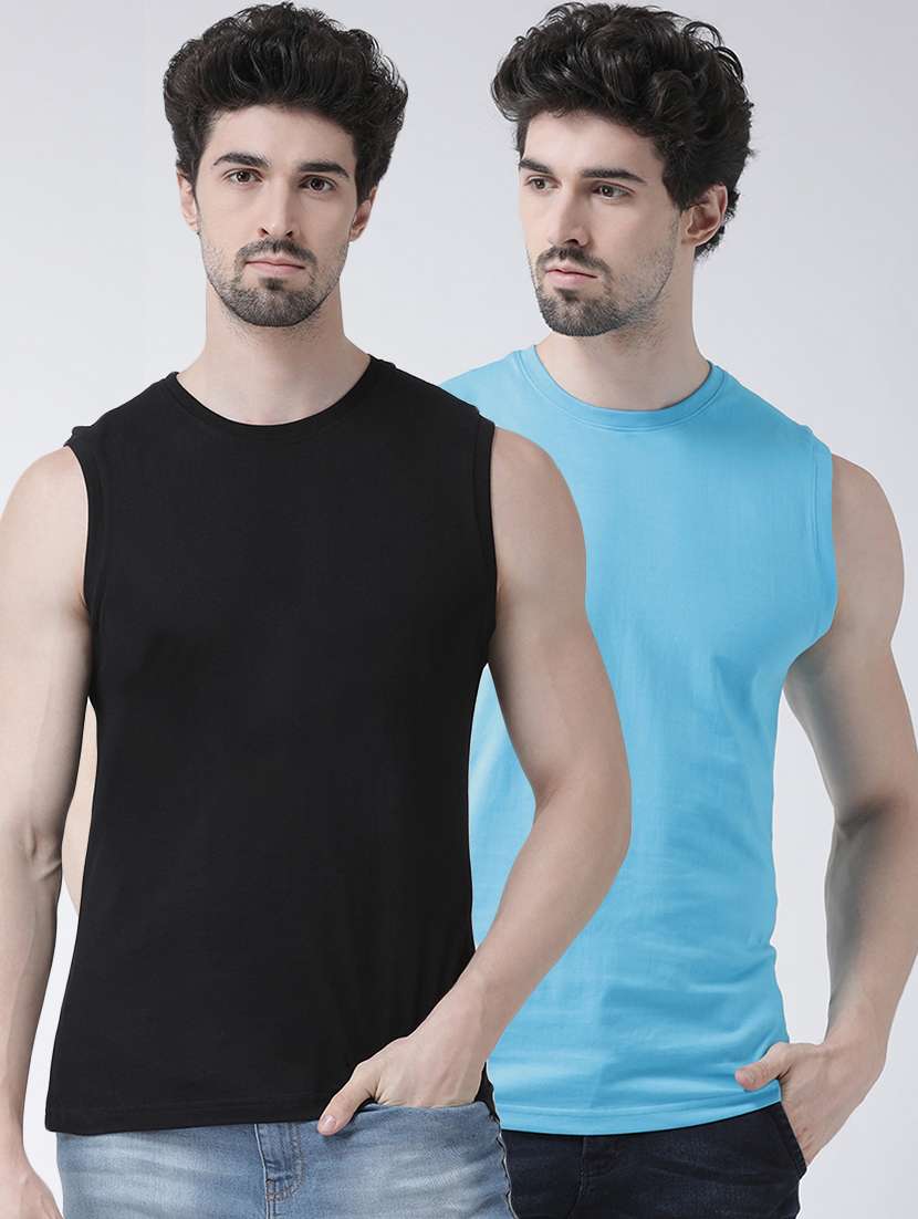 set of 2 solid t-shirt - 17275099 - Zoom Image - 0