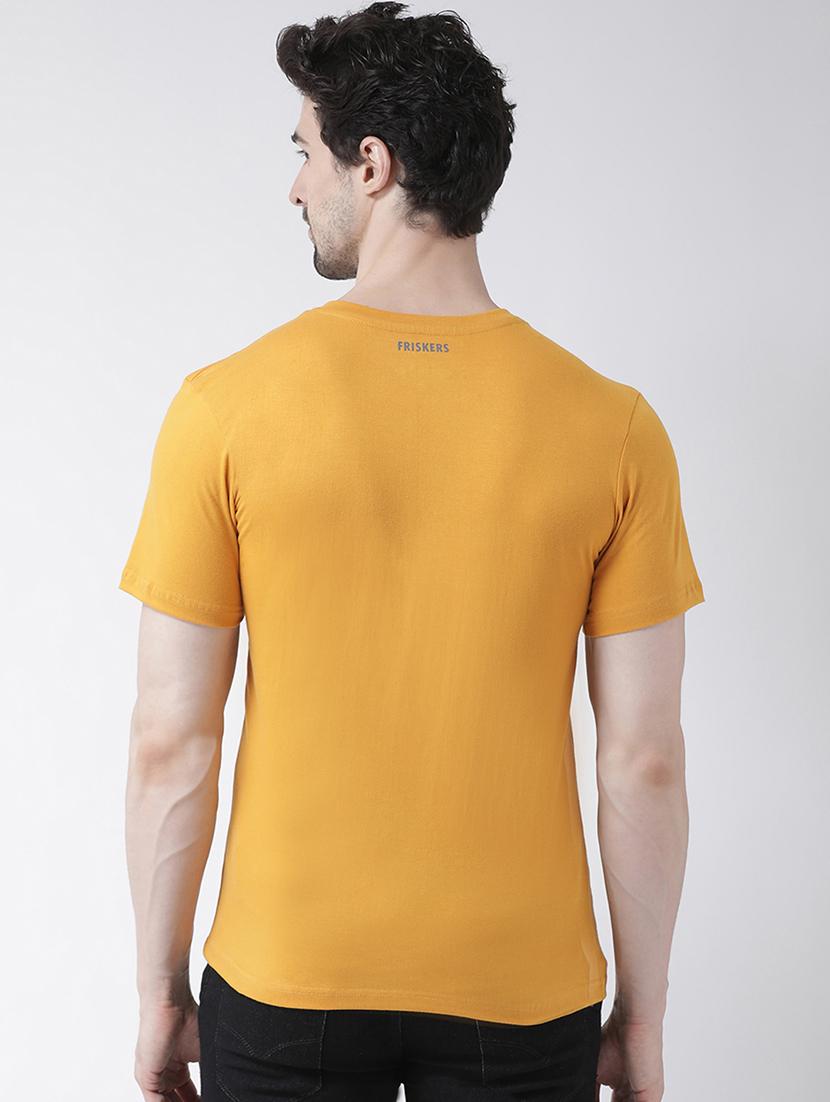 men v-neck chest print t-shirt - 17275257 - Standard Image - 2