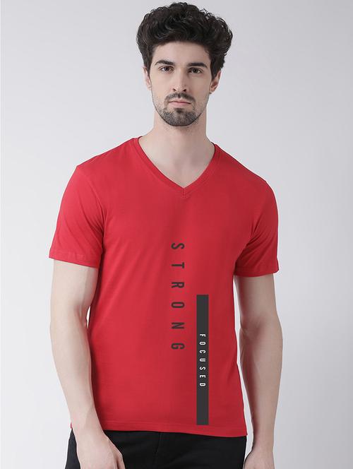 red front print t-shirt - 17275281 -  Standard Image - 0