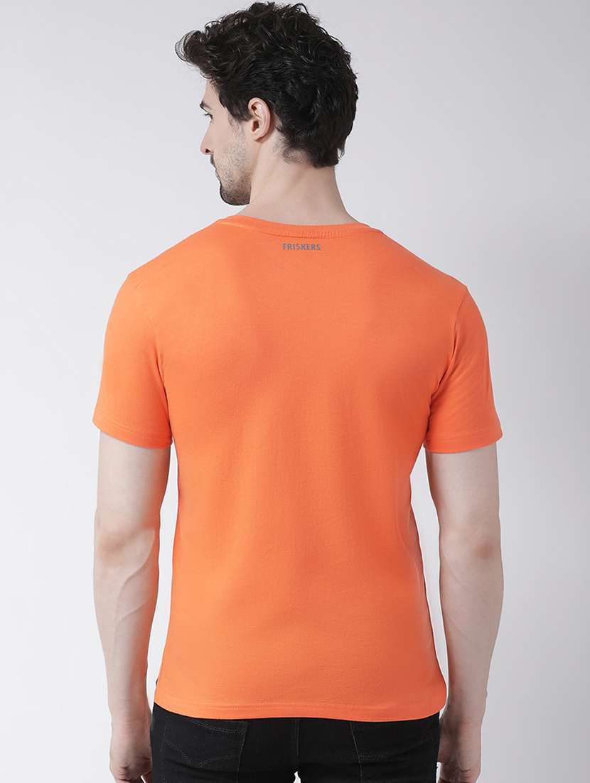 men v-neck placement printed t-shirt - 17275292 - Standard Image - 2