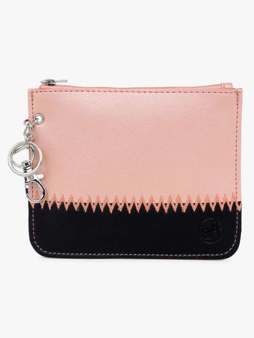 black leatherette (pu) regular pouch - 17277128 - Standard Image - 0