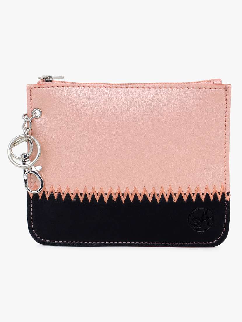 black leatherette (pu) regular pouch - 17277128 - Zoom Image - 0