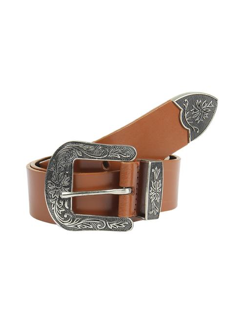 tan leather belt - 17277593 - Standard Image - 0