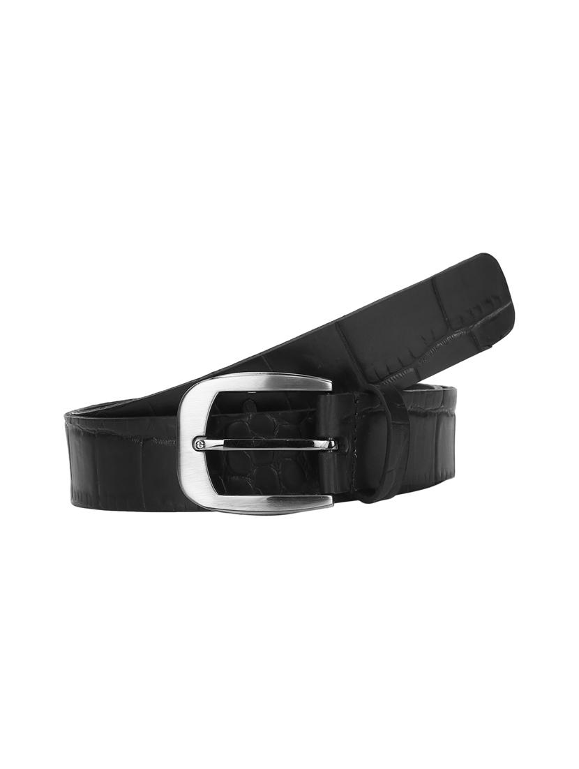black leather belt - 17277599 -  Zoom Image - 0