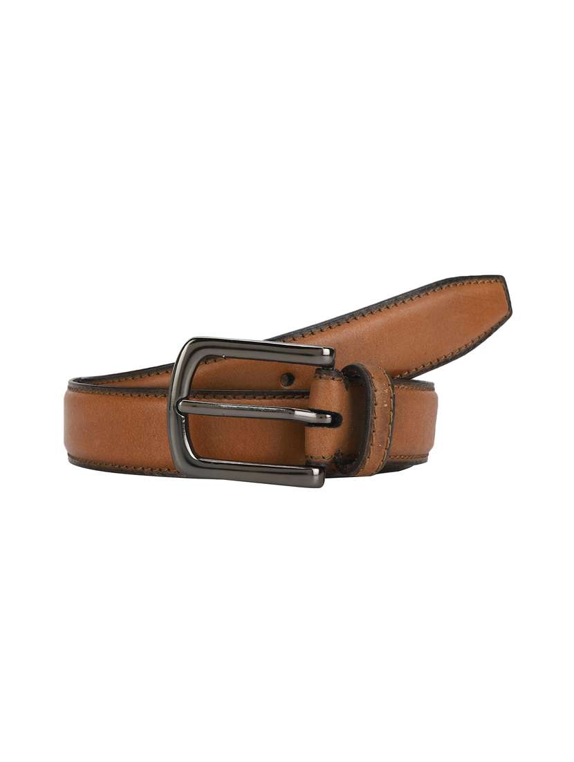 tan leather belt