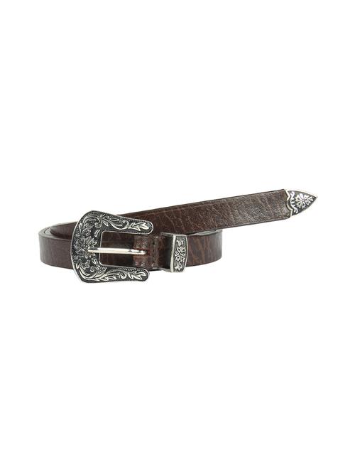 brown leather belt - 17277621 - Standard Image - 0