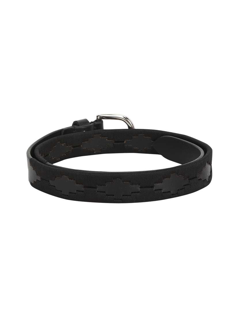 black leather belt - 17277634 -  Standard Image - 2