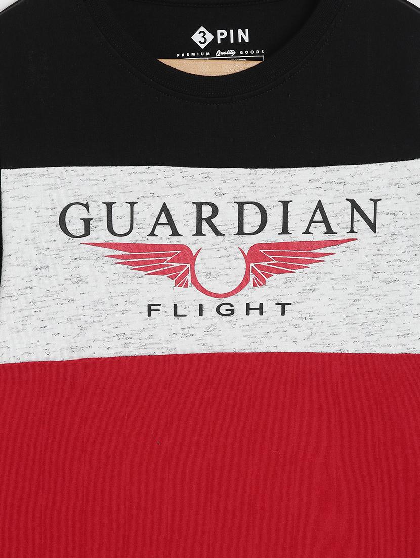 black colored cotton t-shirt - 17277773 - Standard Image - 2