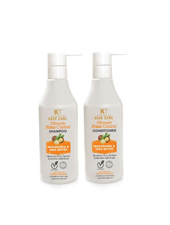 advanced hair care ultimate frizz control shampoo & conditioner 250 ml- suitable for hard & boring water (pack of 2)