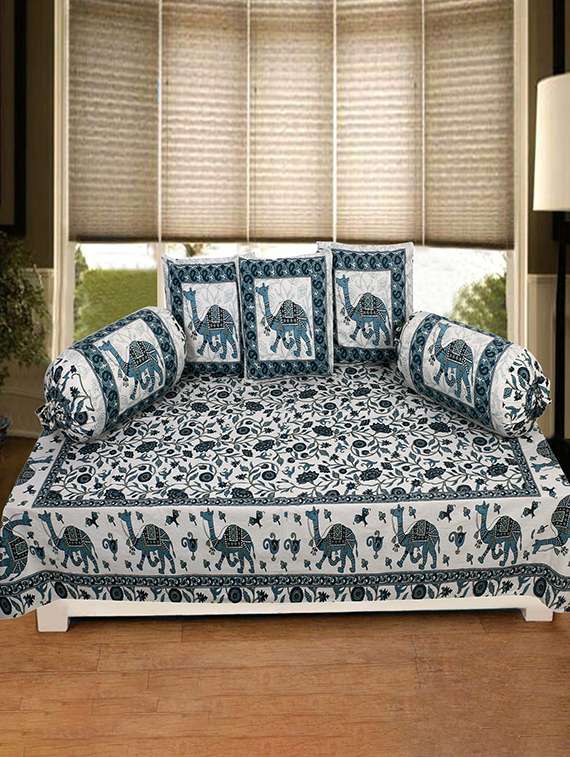  cotton jaipuri print traditional diwan set