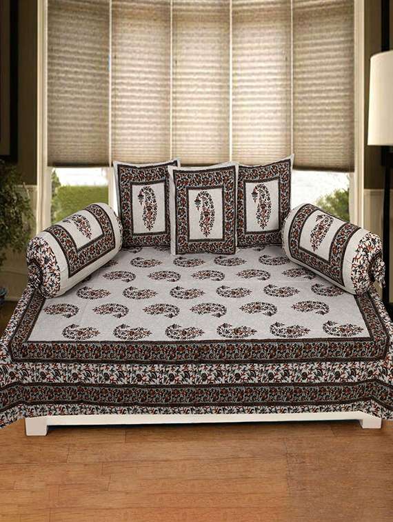  cotton jaipuri print traditional diwan set