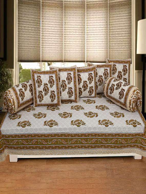  cotton jaipuri print traditional diwan set