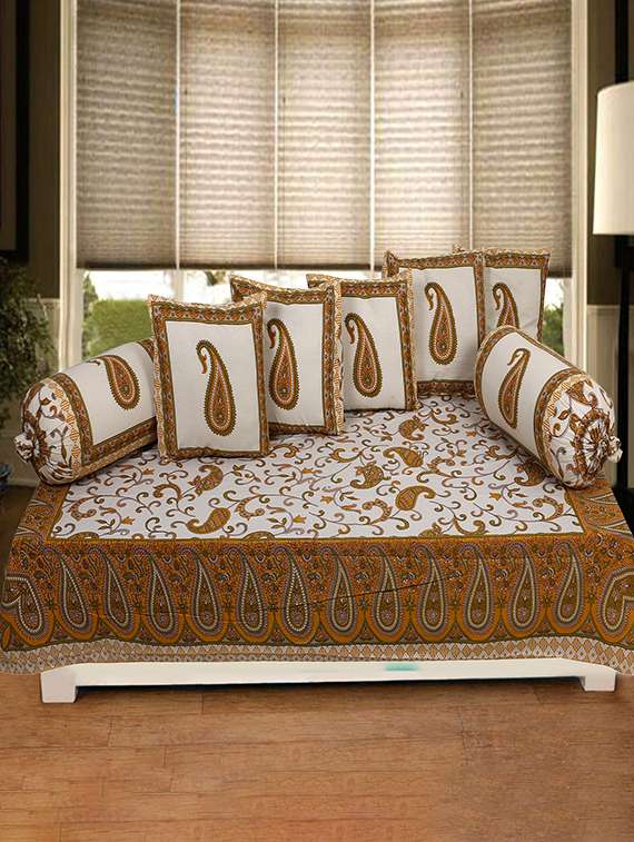  cotton jaipuri print traditional diwan set