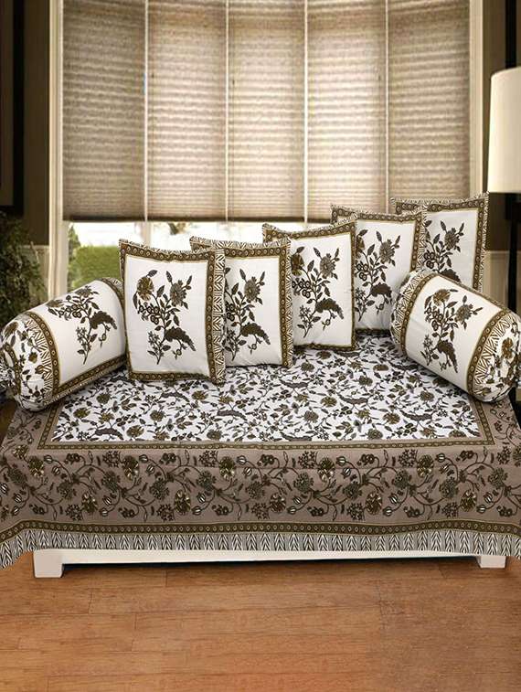  cotton jaipuri print traditional diwan set