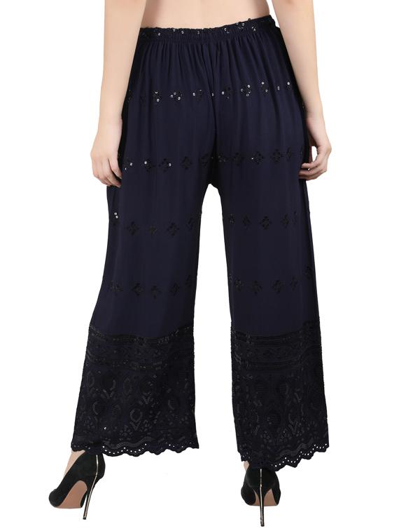 sequin embellished palazzo - 17282632 - Standard Image - 2