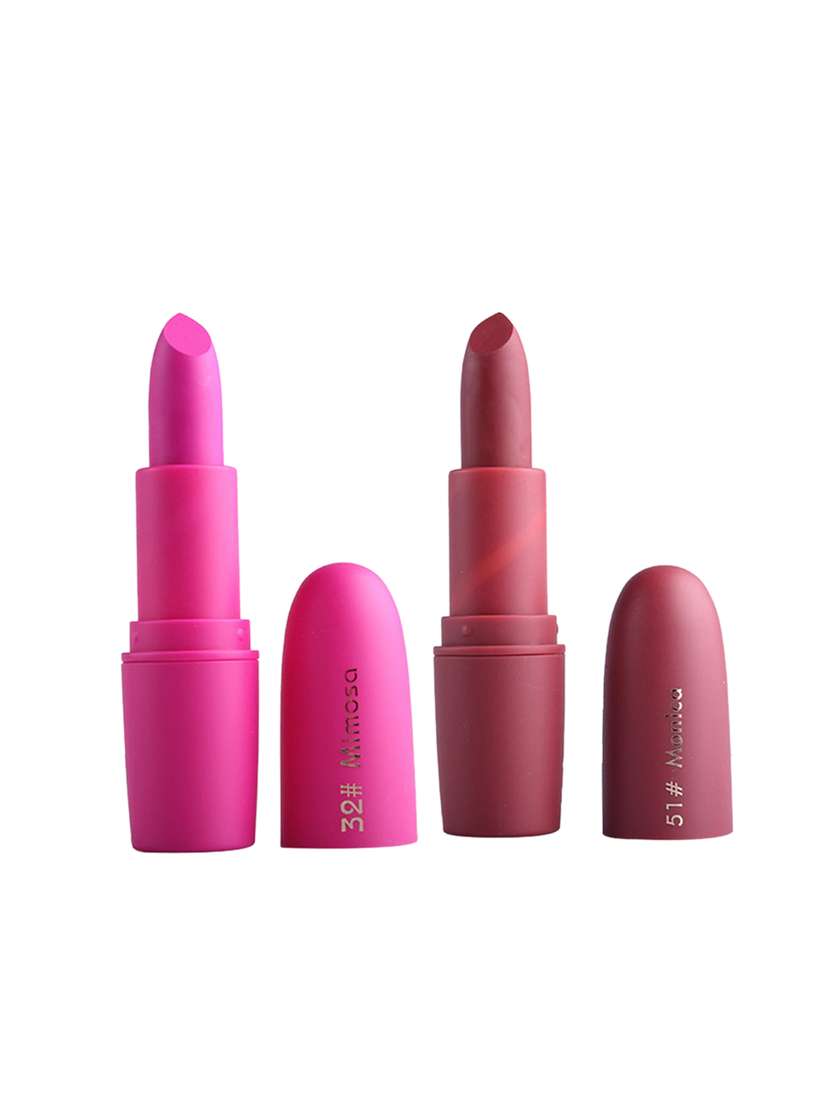 miss rose pack of 2 matte lipsticks(shade#32,51)