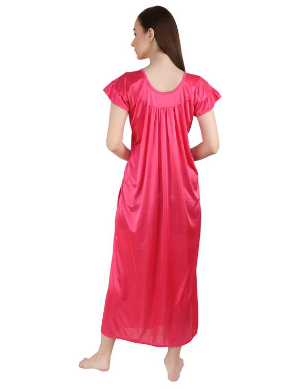 satin nightwear gown - 17286091 - Standard Image - 2
