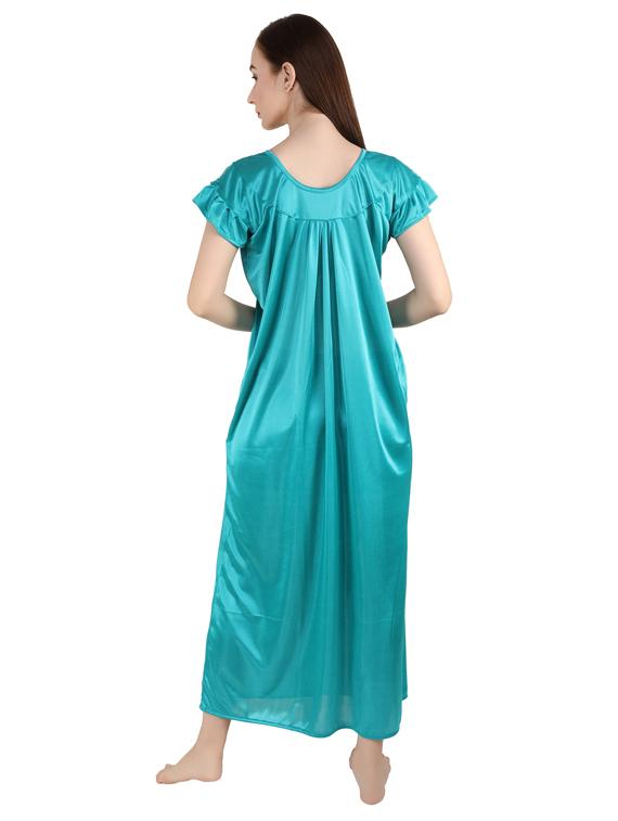 satin nightwear gown - 17286093 - Standard Image - 2
