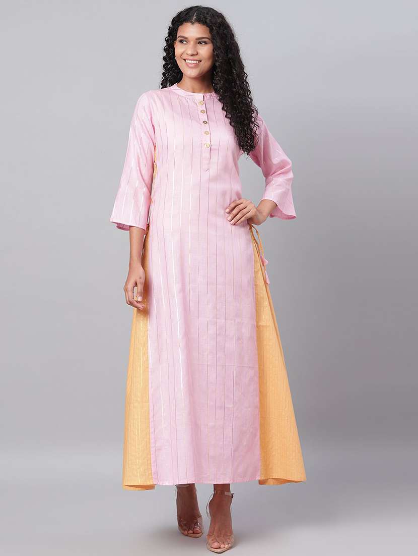 printed a-line ethnic dress