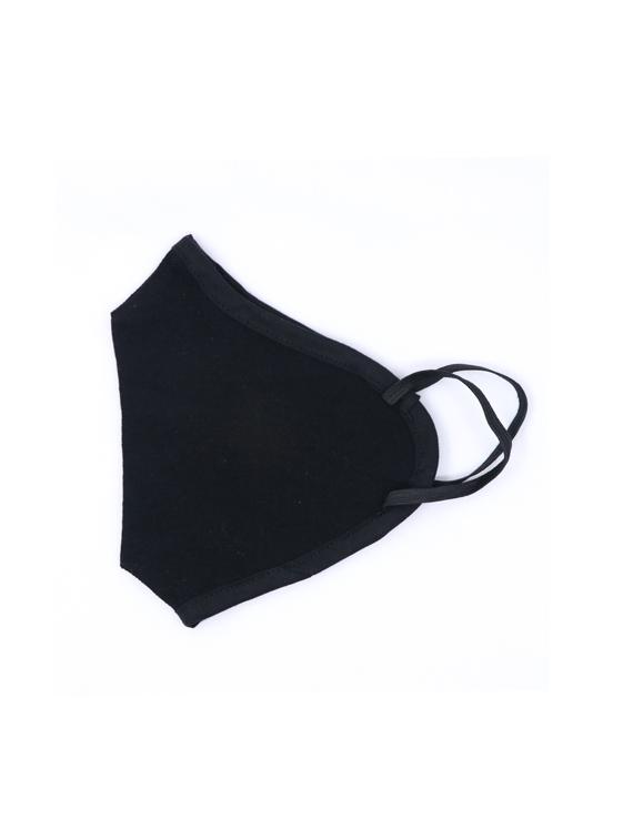 black cotton anti-pollution women mask (pack of 3) - 17287165 - Standard Image - 2