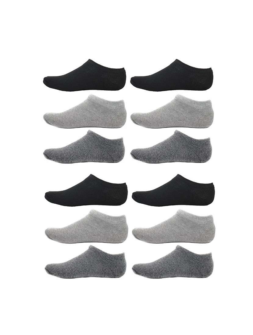 men pack of 6 solid ankle length  sock