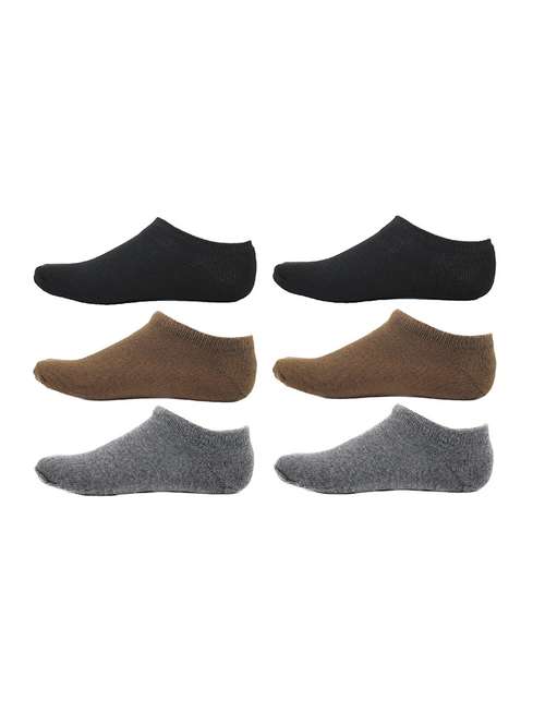 men pack of 3 solid ankle length  sock - 17287598 -  Standard Image - 0