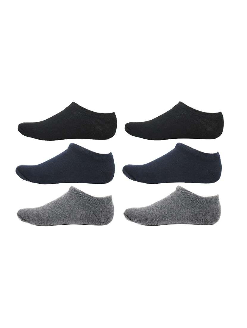men pack of 3 solid ankle length  sock