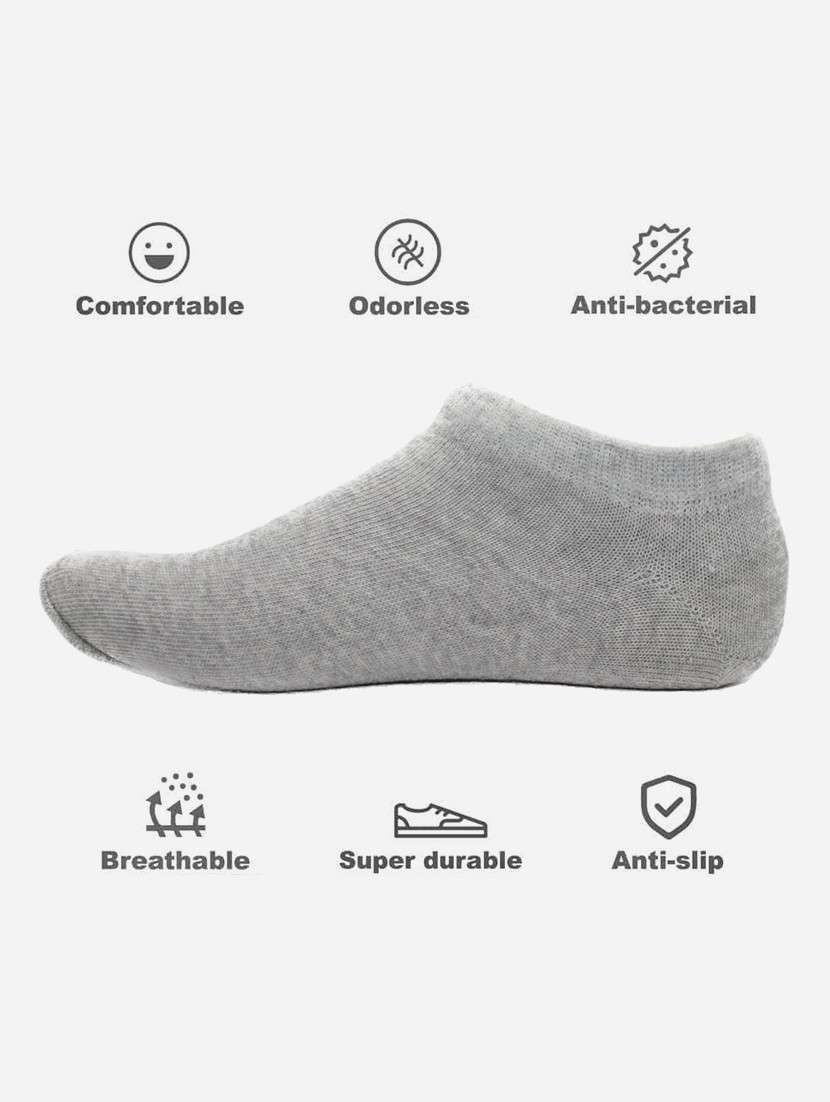 men pack of 3 solid ankle length  sock - 17287605 -  Standard Image - 2