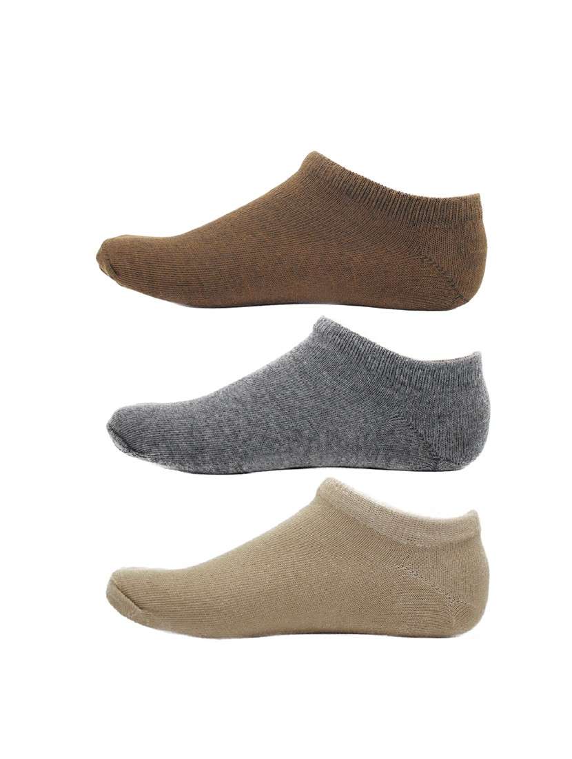 men pack of 3 solid ankle length  sock