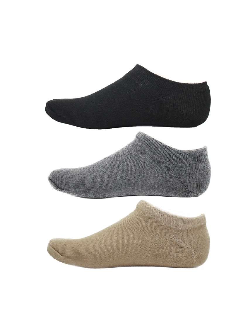 men pack of 3 solid ankle length  sock