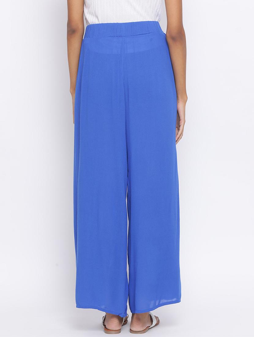 tie front flared palazzo - 17288453 - Standard Image - 2