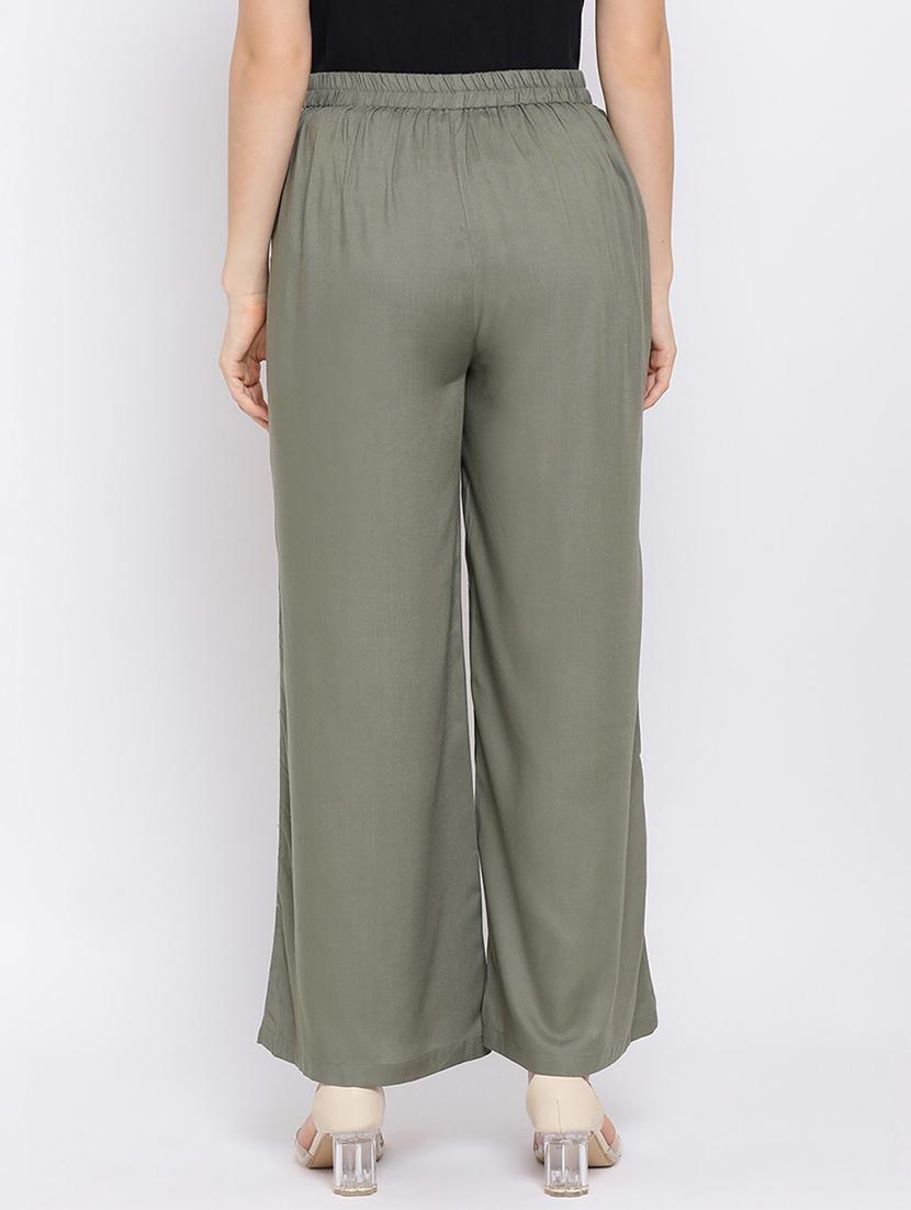 high rise pleated trousers - 17288456 - Standard Image - 2
