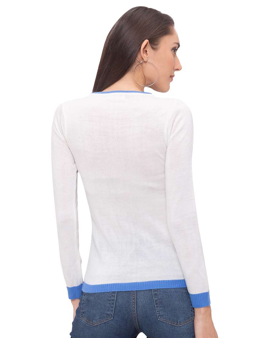 white cotton regular top - 17289225 - Standard Image - 2