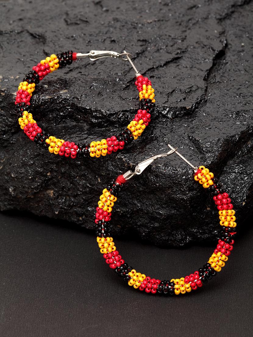multi colored metal hoop earring - 17289434 -  Zoom Image - 0