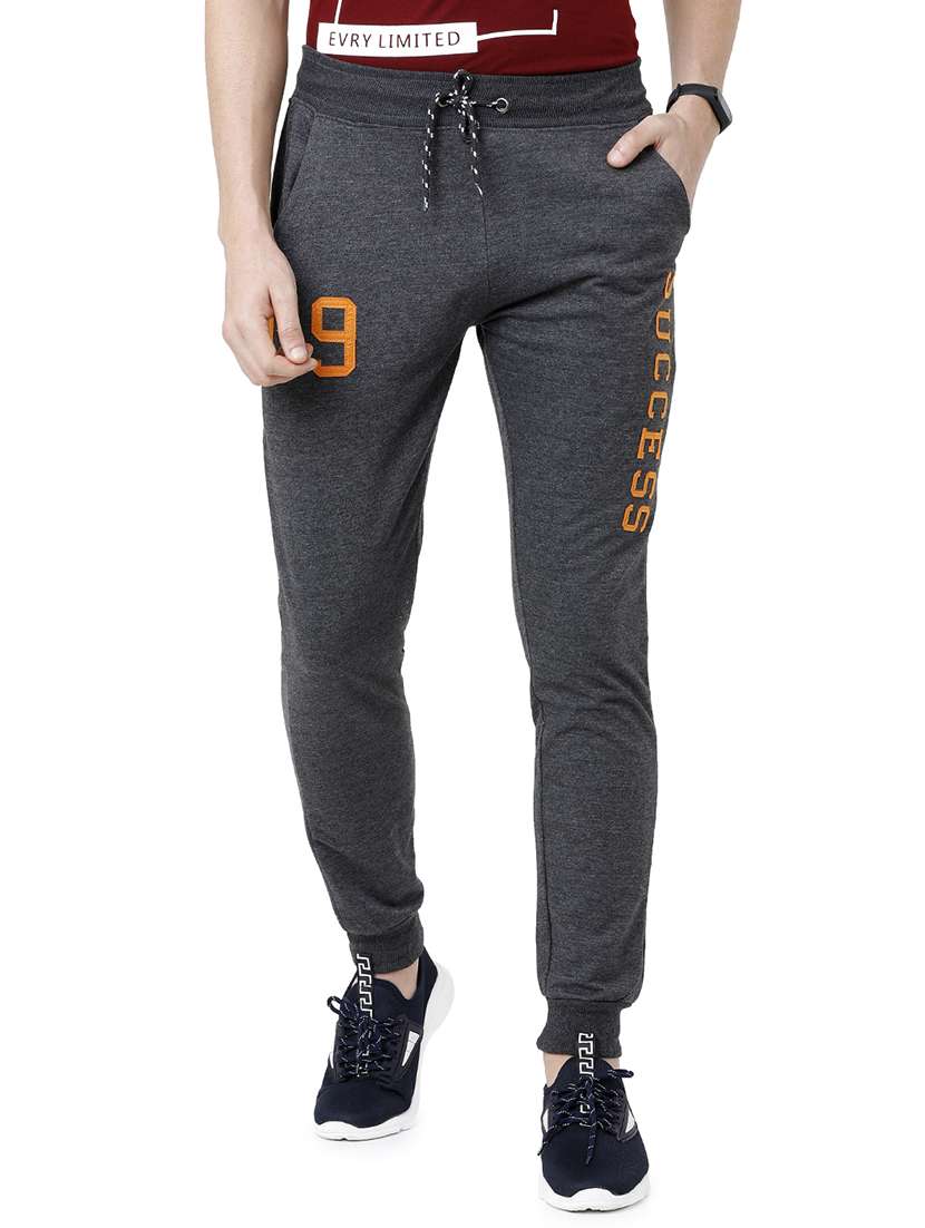 grey printed jogger